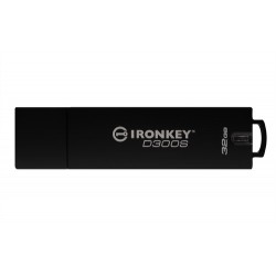 Kingston Technology IronKey Clé USB chiffrée 32 Go D300S AES 256 XTS