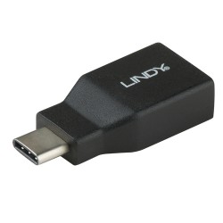 Lindy 41899 changeur de genre de câble USB 3.1-C USB 3.1-A Noir