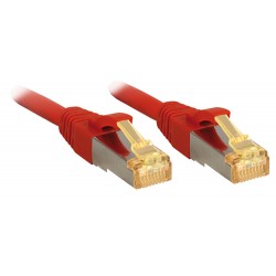 Lindy 47291 câble de réseau Rouge 0,5 m Cat7 S/FTP (S-STP)