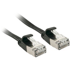 Lindy 47483 câble de réseau Noir 3 m Cat6a U/FTP (STP)