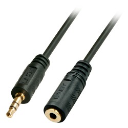 Lindy 35654 câble audio 5 m 3,5mm Noir