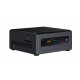 Intel NUC BOXNUC7PJYHN2 barebone PC/ poste de travail UCFF Noir J5040 BGA 1090 2 GHz