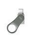 Silicon Power Mobile C80 lecteur USB flash 32 Go USB Type-A / USB Type-C 3.2 Gen 1 (3.1 Gen 1) Titane