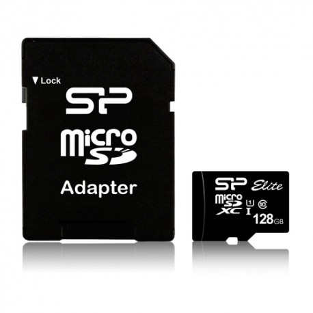 Silicon Power Elite 128 Go MicroSDXC UHS-I Classe 10