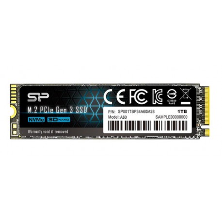 Silicon Power P34A60 M.2 1 To PCI Express SLC NVMe