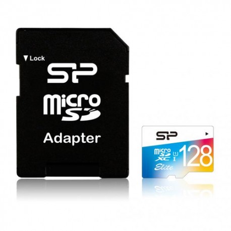 Silicon Power Elite 128 Go MicroSDXC UHS-I Classe 10