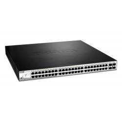 D-Link DGS-1210-52MP commutateur réseau Géré L2 Gigabit Ethernet (10/100/1000) Connexion Ethernet, supportant l'alimentation via