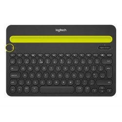 Logitech Bluetooth® Multi-Device Keyboard K480 clavier AZERTY Français Noir