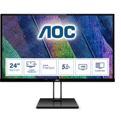 AOC V2 24V2Q écran plat de PC 60,5 cm (23.8") 1920 x 1080 pixels Full HD LED Noir