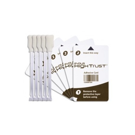 ACL001 Kit de nettoyage Regular : 5 cartes adhésives, 5 cotons-tiges pour imprimantes Zenius Primacy
