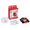 VBDG205EU Pack 100 cartes 0,76mm + 1 ruban couleur YMCKO 100 faces + 1 Kit nettoyage pour imprimante Badgy ancienne génération