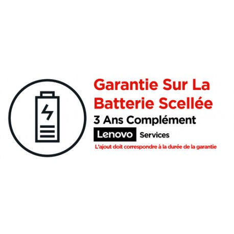 Lenovo 3Y Sealed Battery Replacement 3 année(s)