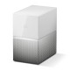 Western Digital My Cloud Home Duo dispositif de stockage cloud personnel 8 To Ethernet/LAN Blanc