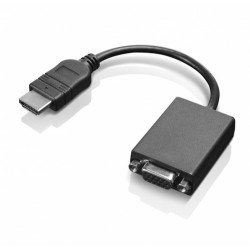 Lenovo HDMI / VGA 0,2 m Noir