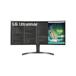 LG 35WN75C-B écran plat de PC 88,9 cm (35") 3440 x 1440 pixels UltraWide Quad HD Noir