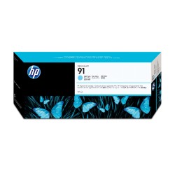 HP 91 DesignJet cartouche d'encre pigmentée cyan clair, 775 ml