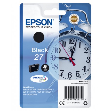 Epson Alarm clock Cartouche "Réveil" 27 - Encre DURABrite Ultra N