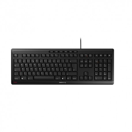 CHERRY STREAM clavier Bureau USB QWERTY Anglais britannique Noir