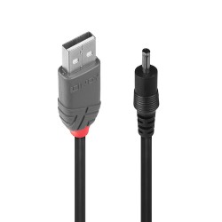 Lindy 70266 câble électrique Noir 1,5 m USB A