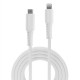 Lindy 31316 câble Lightning 1 m Blanc