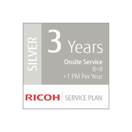 Ricoh Contrat de Service Argent de 3 ans (Production Moyen Volume)