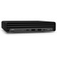 HP ProDesk 400 G6 Intel® Core™ i3 i3-10100T 8 Go DDR4-SDRAM 256 Go SSD Windows 10 Pro Mini PC Noir