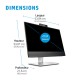 HP E24mv G4 écran plat de PC 60,5 cm (23.8") 1920 x 1080 pixels Full HD Noir, Argent