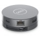 DELL DA305 Avec fil USB 3.2 Gen 2 (3.1 Gen 2) Type-C Argent
