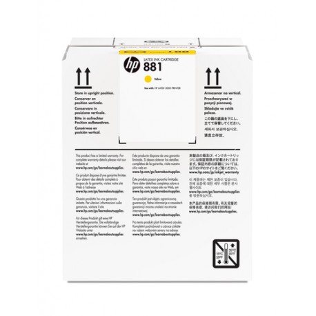 HP 881 cartouche d'encre Latex jaune 5 litres