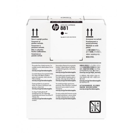 HP 881 cartouche d'encre Latex noir 5 litres