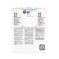 HP 881 cartouche d'encre Latex cyan clair 5 litres