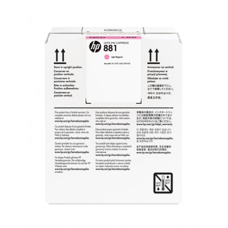 HP 881 cartouche d'encre Latex magenta clair 5 litres