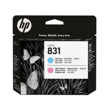 HP Tête d'impression Latex Magenta Clair/Cyan Clair 831