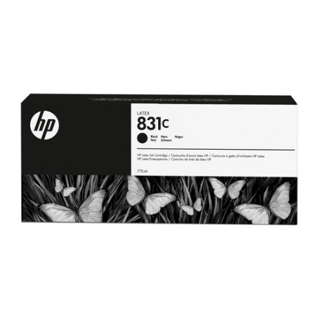 HP Cartouche d'encre Noire 831C Latex de 775 ml