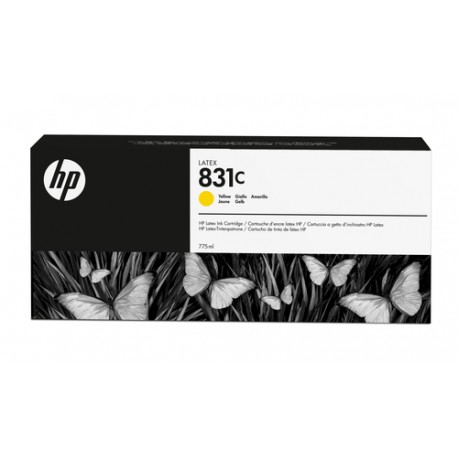 HP Cartouche d'encre Jaune 831C Latex de 775 ml