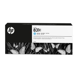 HP Cartouche d'encre Cyan Clair 831C Latex de 775 ml