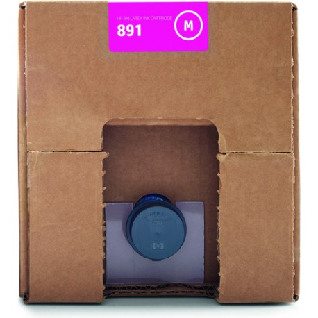 HP 3M 891 10-liter Magenta Latex Ink Cartridge