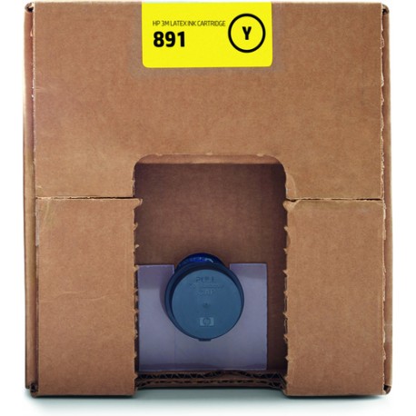HP 3M 891 10-liter Yellow Latex Ink Cartridge