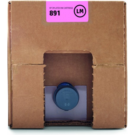 HP 3M 891 10-liter Light Magenta Latex Ink Cartridge