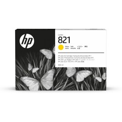 HP Cartouche d'encre Latex 821 jaune de 400 ml