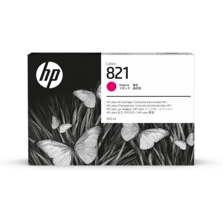 HP Cartouche d'encre Latex 821 magenta de 400 ml