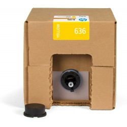 HP 636 Cartouche d'encre Stitch à sublimation thermique, jaune, 3 litres