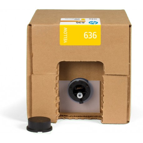 HP 636 Cartouche d'encre Stitch à sublimation thermique, jaune, 3 litres