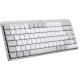 Logitech MX Mini Mechanical for Mac clavier Bureau Bluetooth AZERTY Français Gris, Blanc