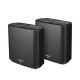 ASUS ZenWiFi AX (XT8) routeur sans fil Gigabit Ethernet Tri-bande (2,4 GHz / 5 GHz / 5 GHz) Noir