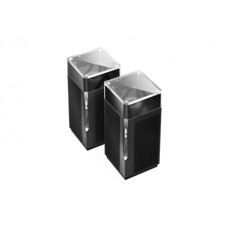 ASUS ZenWiFi Pro XT12 (2-PK) routeur sans fil Gigabit Ethernet Tri-bande (2,4 GHz / 5 GHz / 5 GHz) Noir