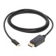 Tripp Lite U444-006-DP-BD câble vidéo et adaptateur 1,83 m USB Type-C DisplayPort Noir