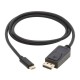 Tripp Lite U444-003-DP-BD câble vidéo et adaptateur 0,91 m USB Type-C DisplayPort Noir