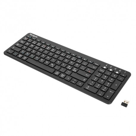 Targus AKB863NO clavier Universel Bluetooth QWERTY Nordique Noir