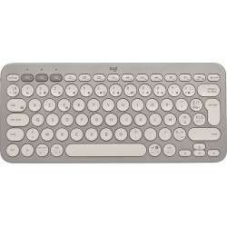Logitech K380 clavier Universel Bluetooth AZERTY Français Sable